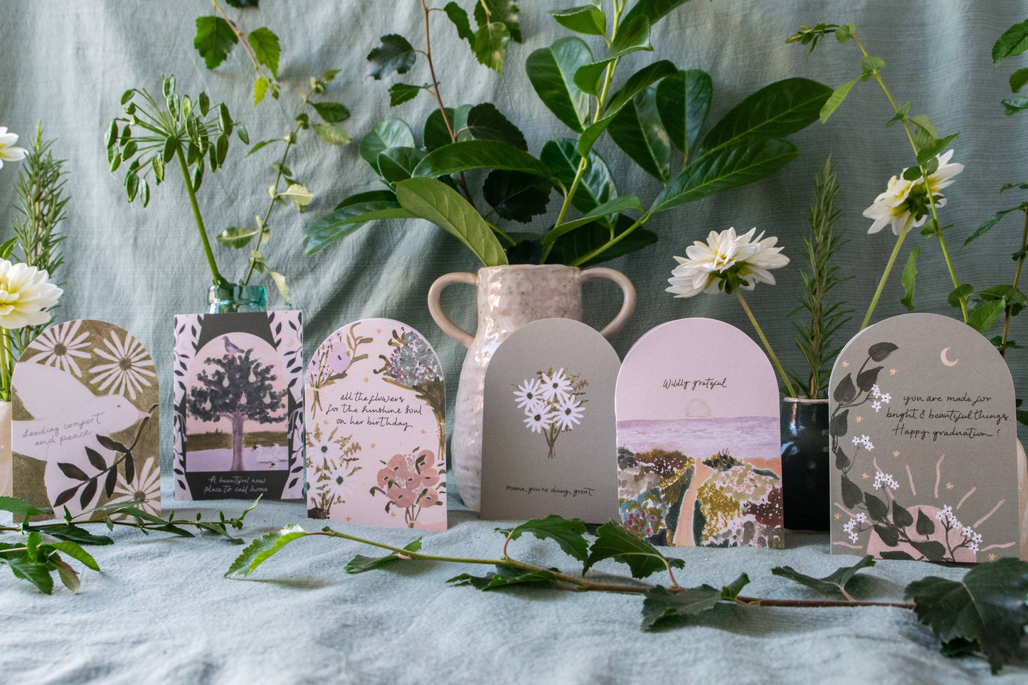'Flowers For The Sunshine Soul' Birthday Card