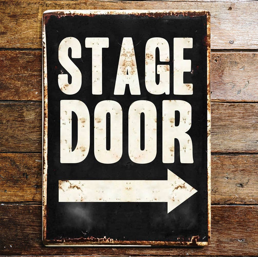 Stage Door - Metal Wall Sign