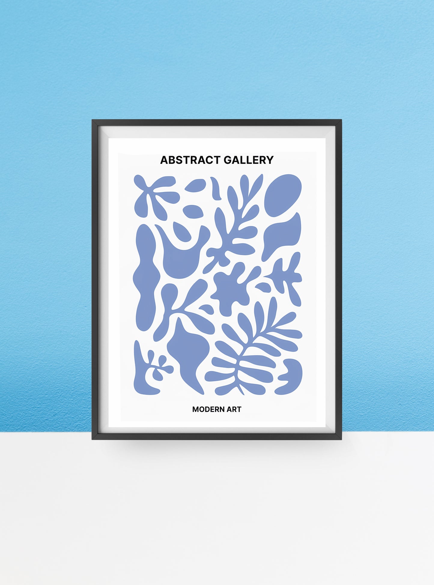 Botanical blues print