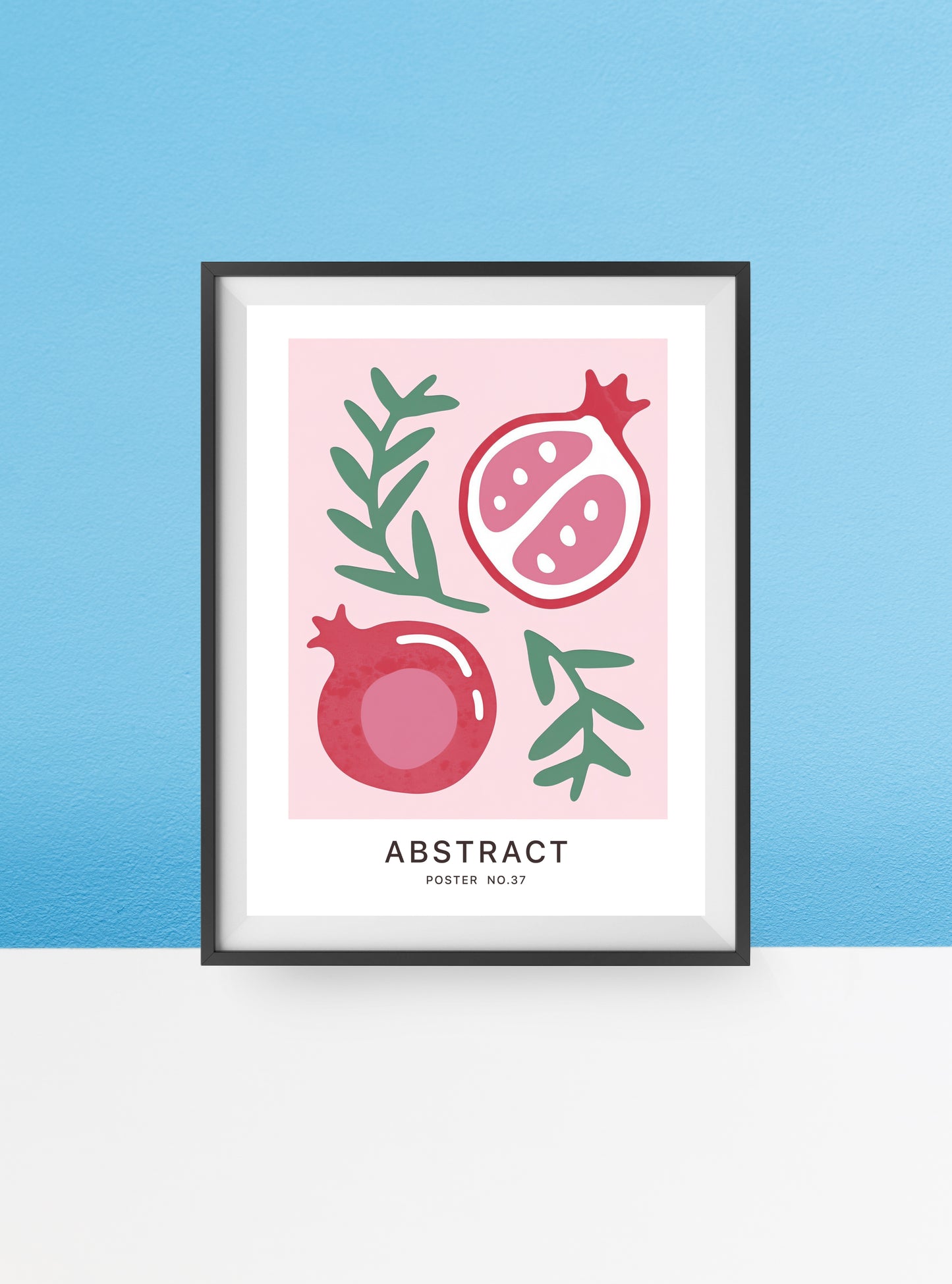 Abstract fruit print