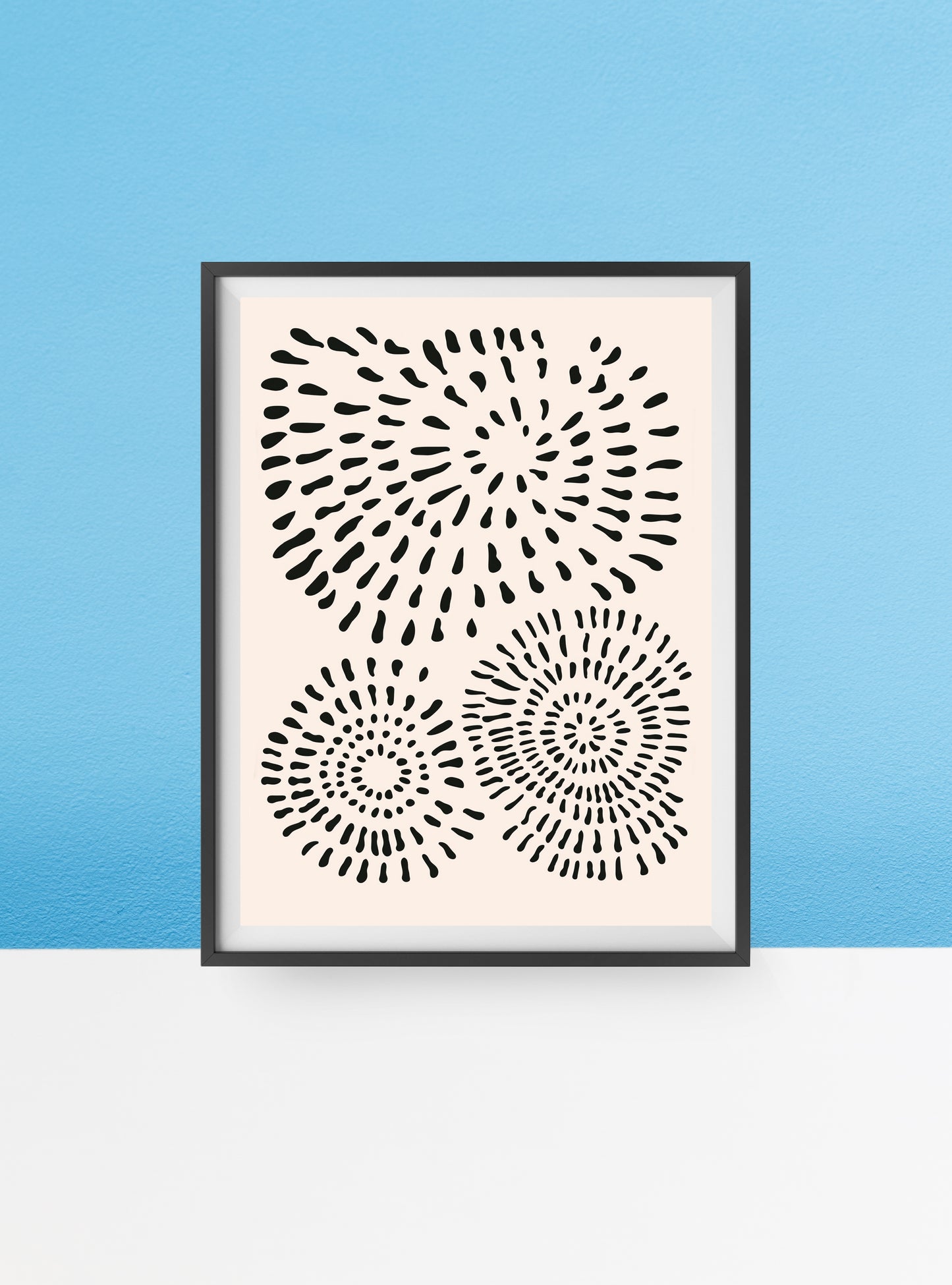 Seaside Spirals Print