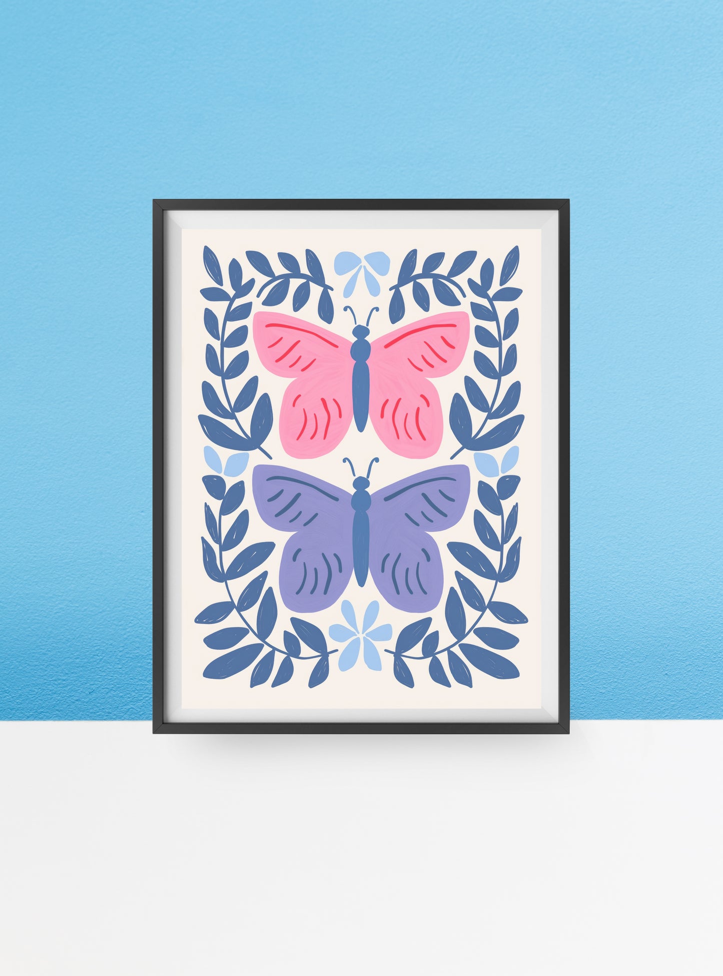 Fly high butterfly print