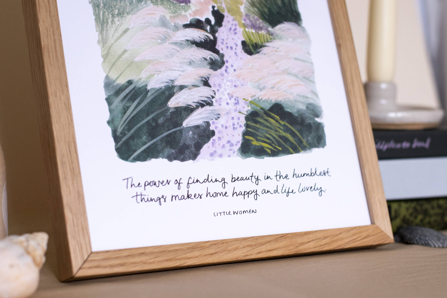 'Beauty In The Humble' A4 Little Women Wall Print