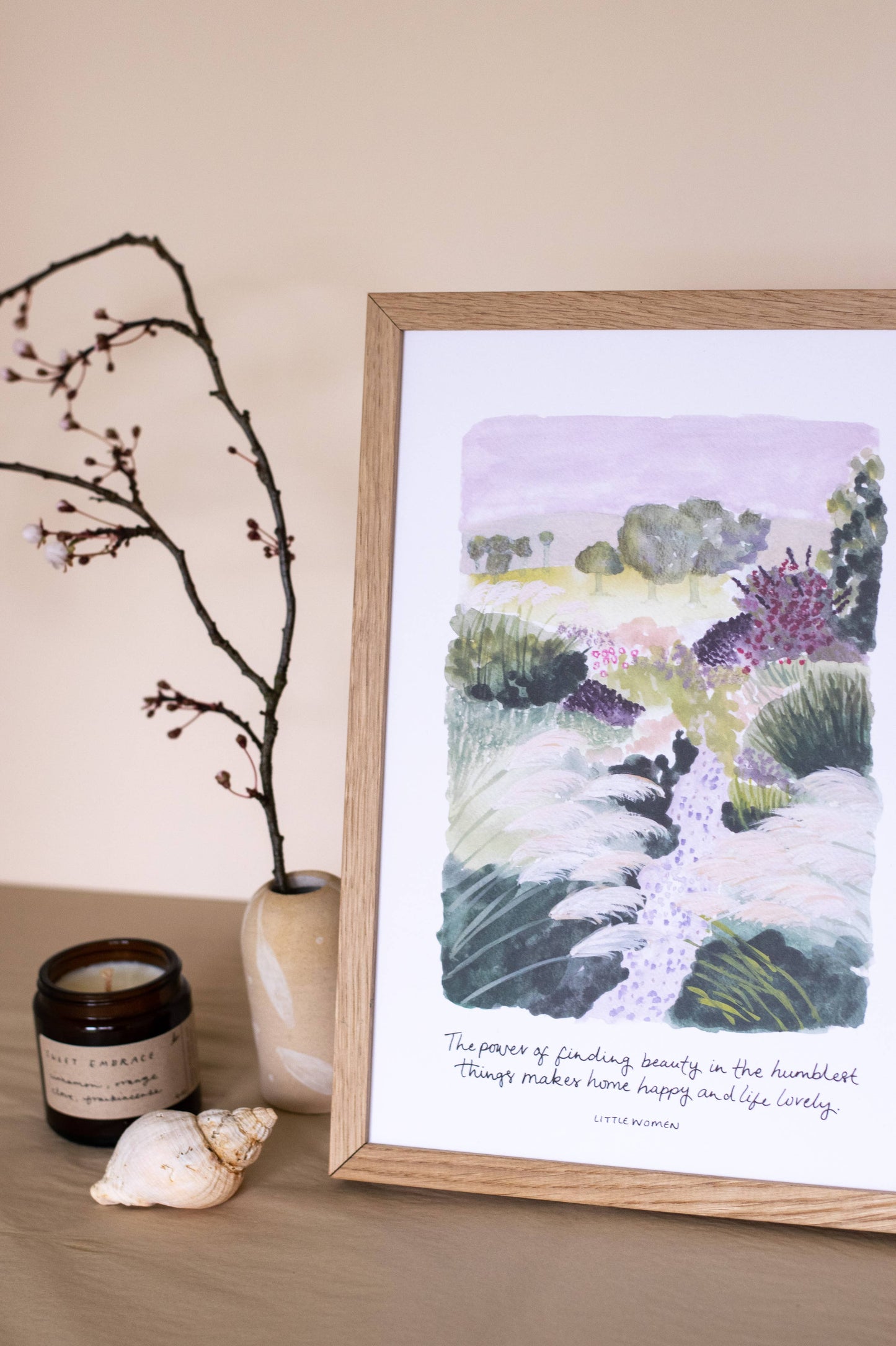 'Beauty In The Humble' A4 Little Women Wall Print