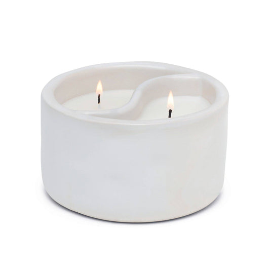 Paddywax Yin-Yang Candle - Black Salt & Teakwood