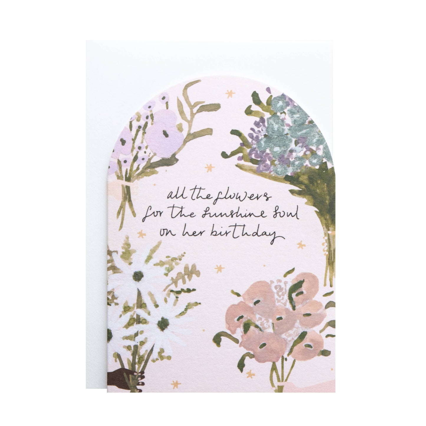 'Flowers For The Sunshine Soul' Birthday Card