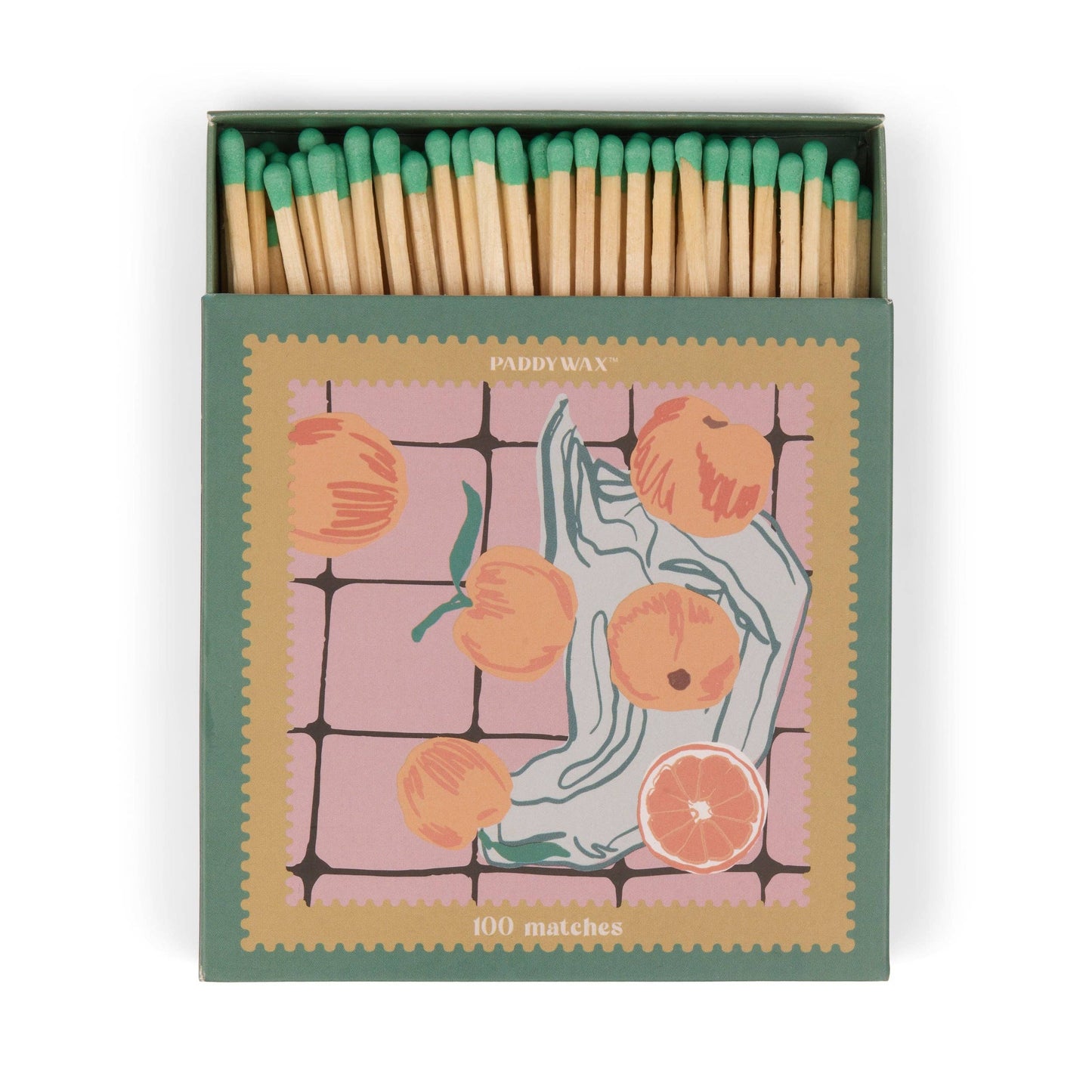 Paddywax Jumbo Boxed Matches - Oranges