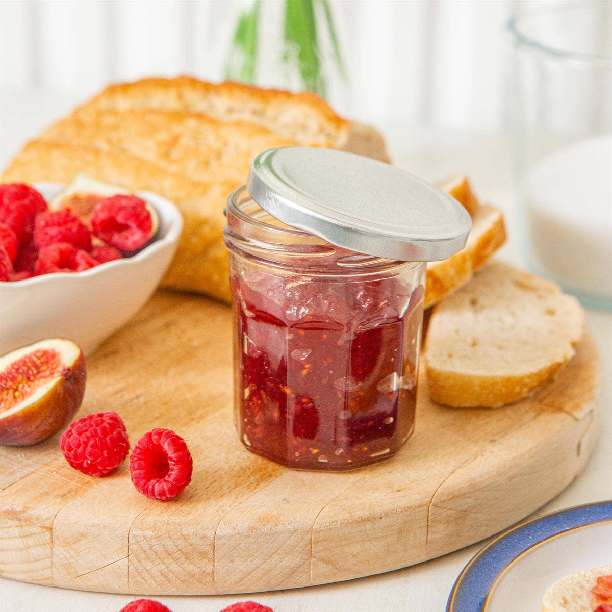 185ml Glass Jam Jar with Lid - By Argon Tableware