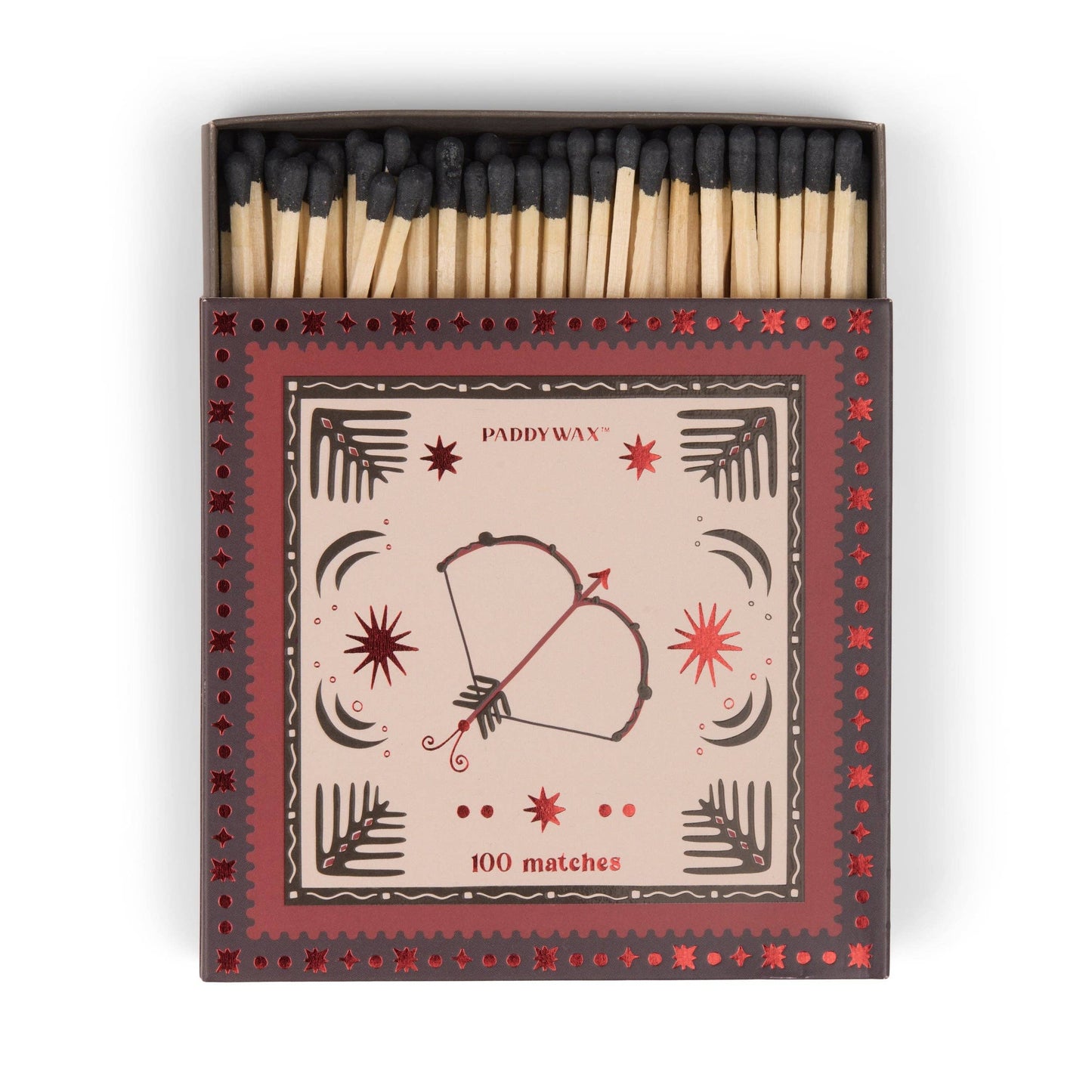 Paddywax Jumbo Boxed Matches  - Bow  Arrow