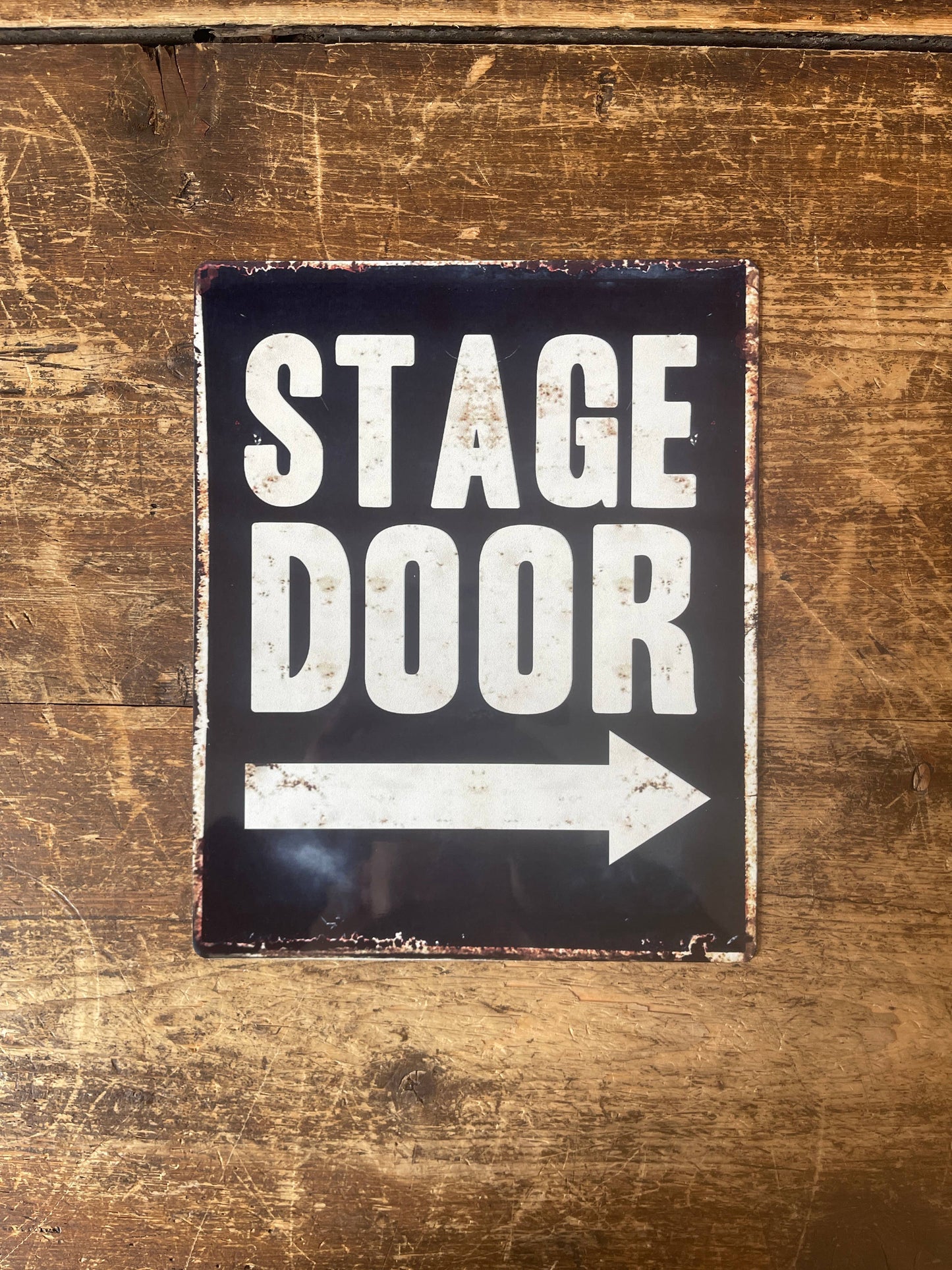 Stage Door - Metal Wall Sign