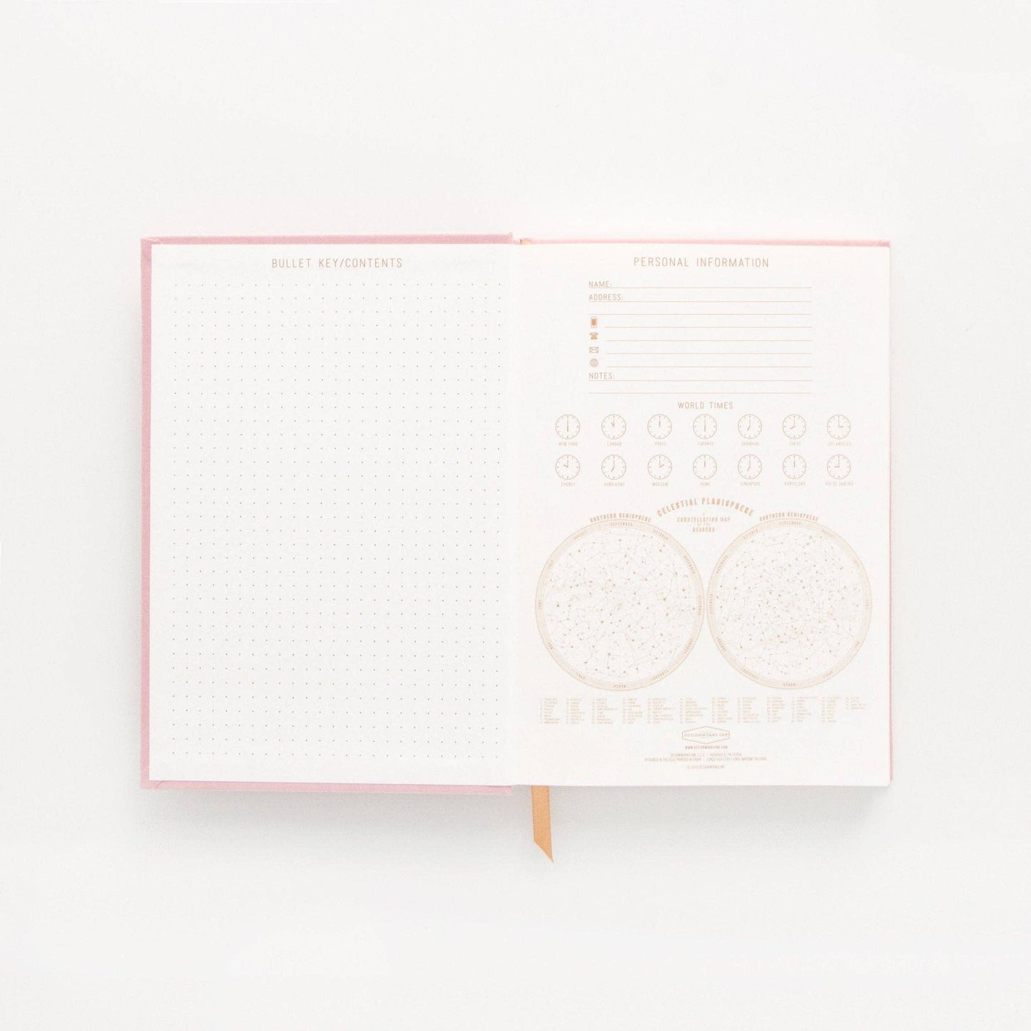 Suedette Journal - Pink - Radiant Rainbow