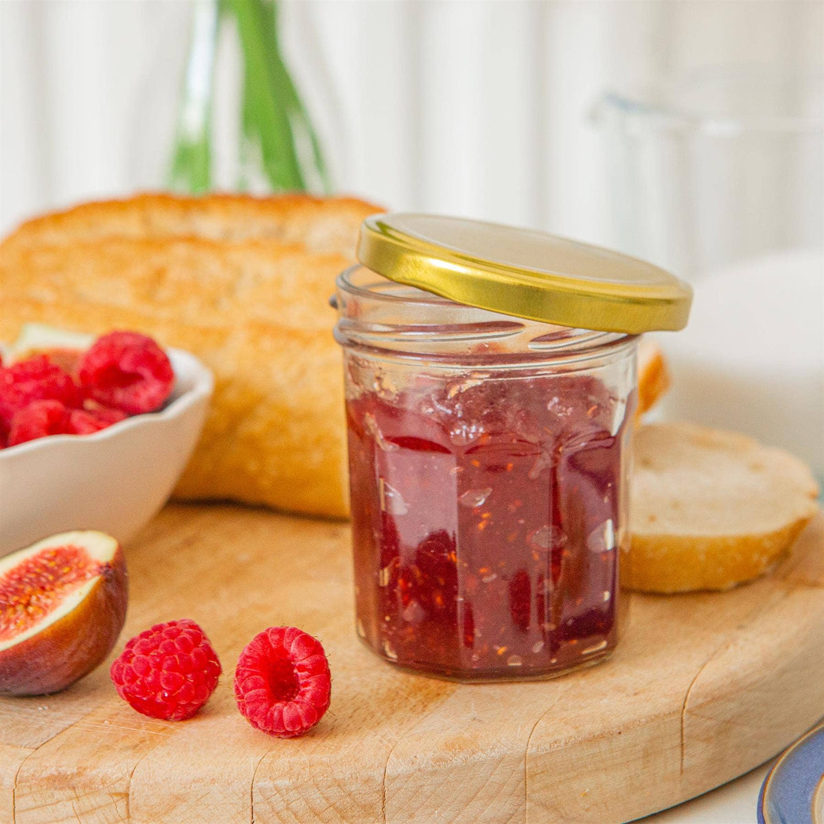 185ml Glass Jam Jar with Lid - By Argon Tableware