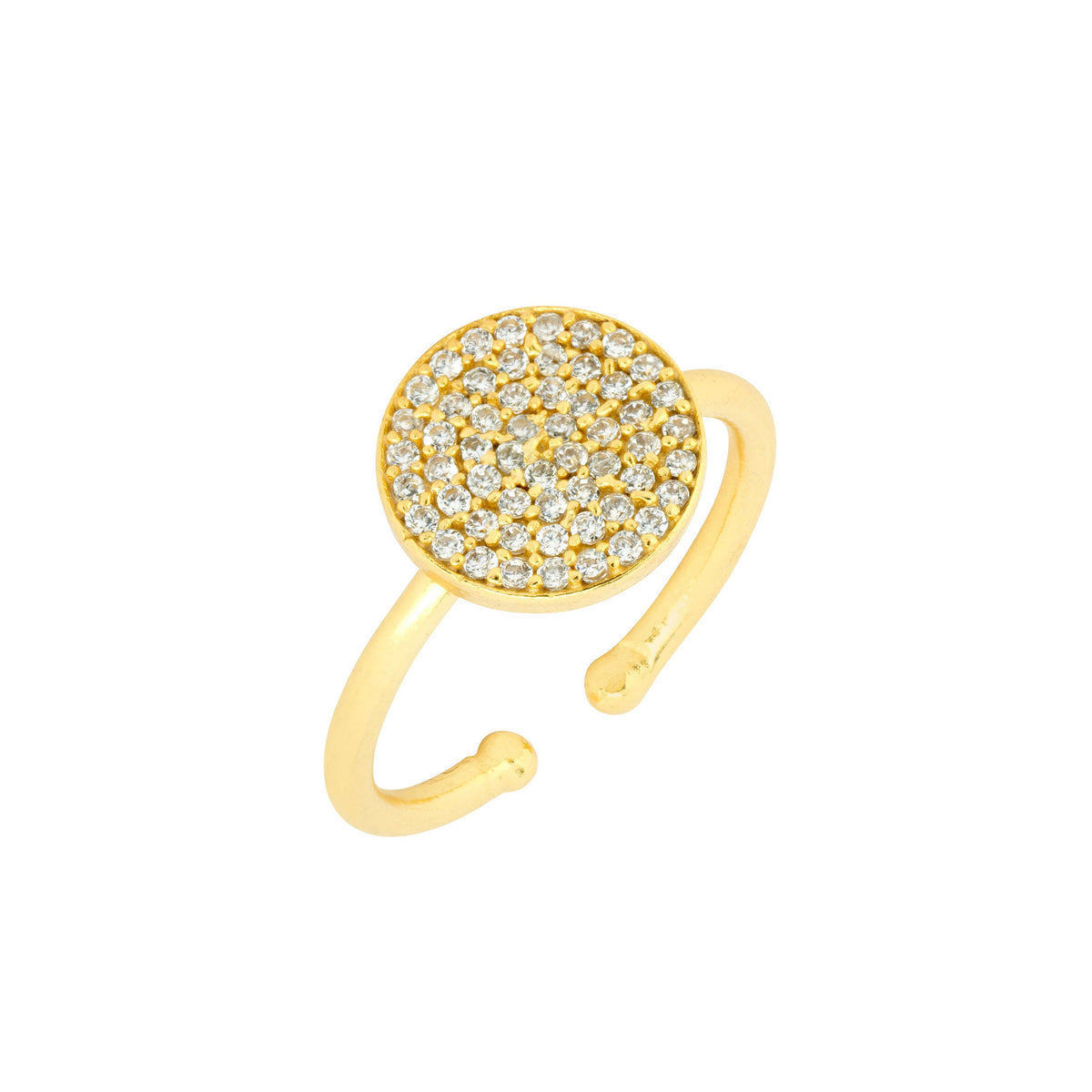 Piper circle sparkle Ring