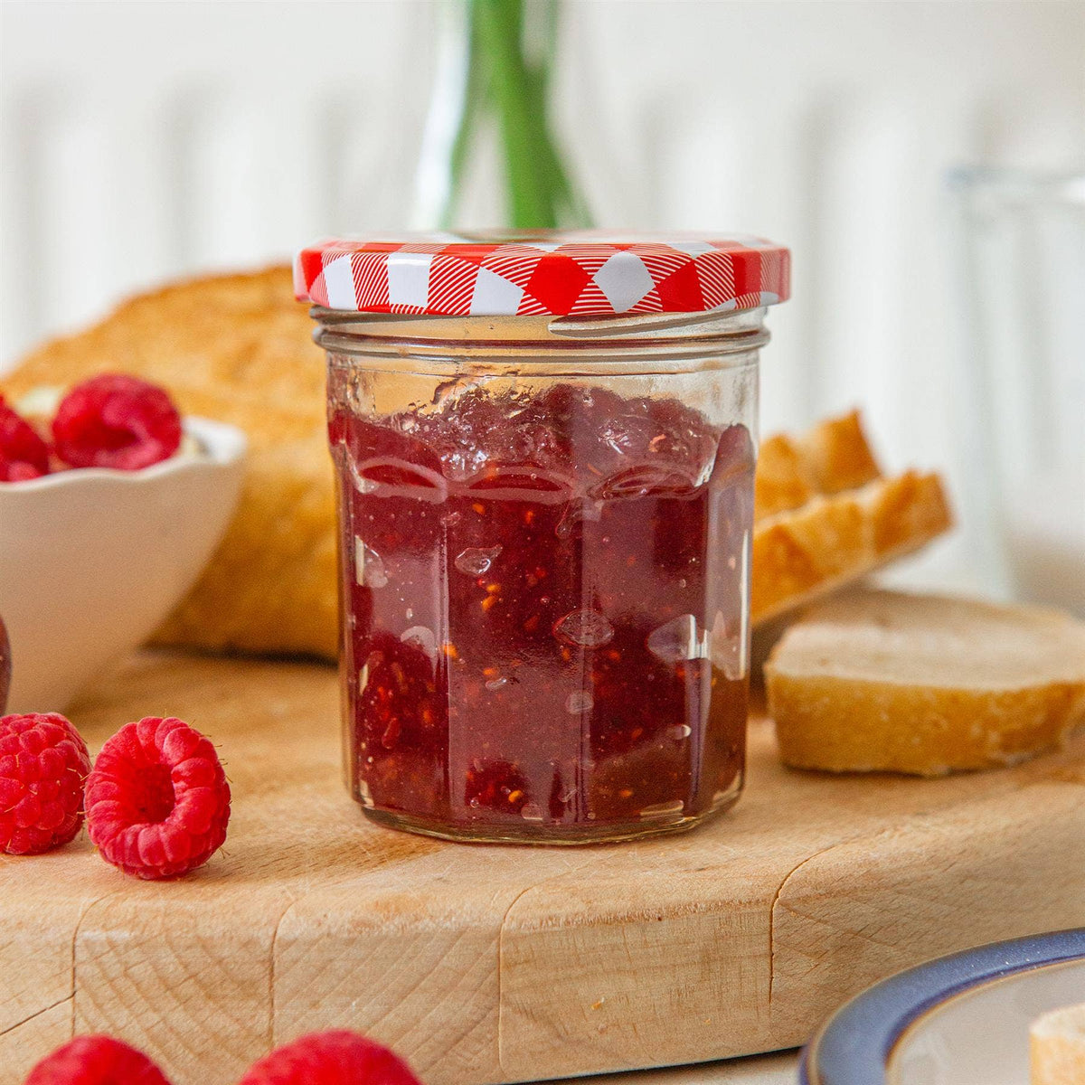 185ml Glass Jam Jar with Lid - By Argon Tableware