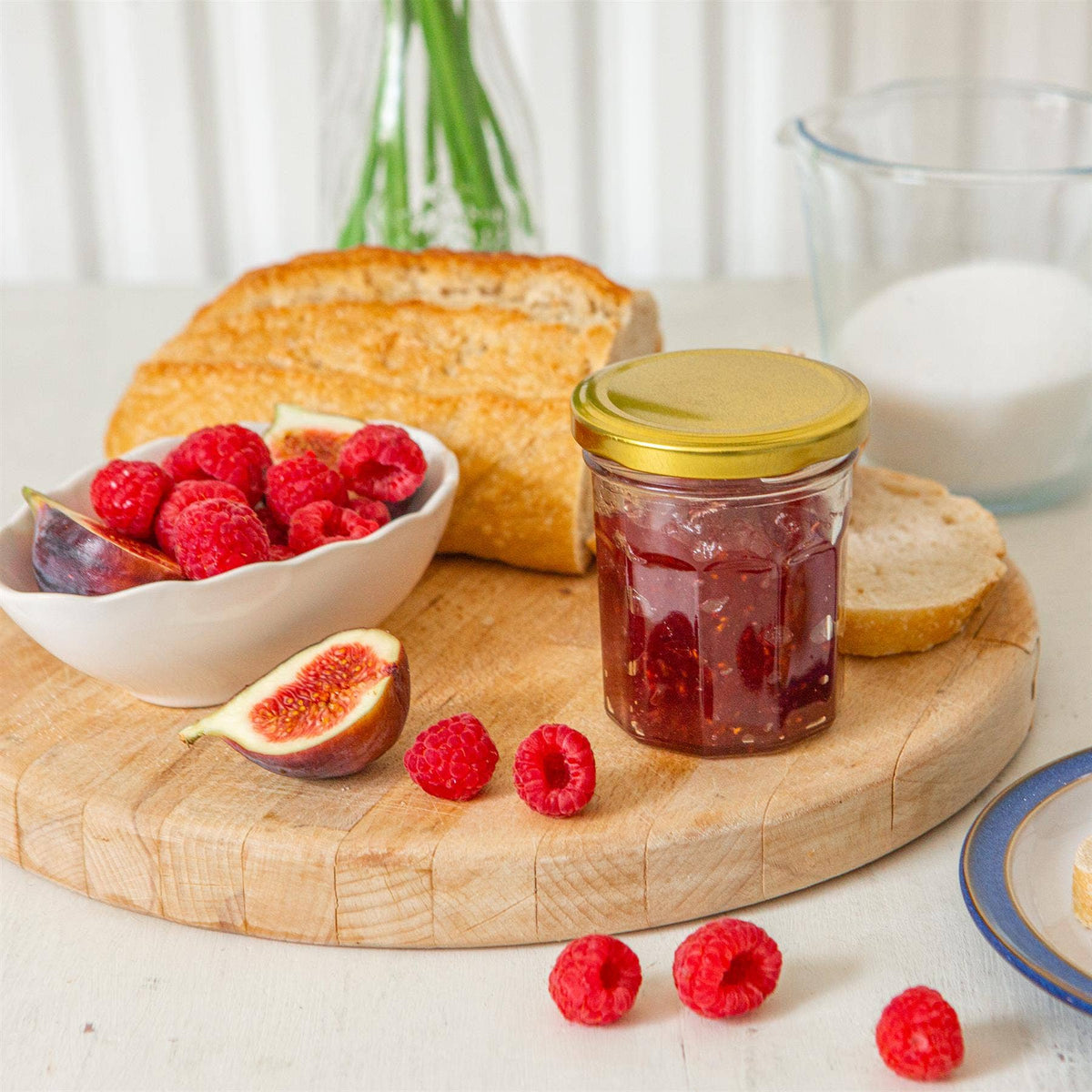 185ml Glass Jam Jar with Lid - By Argon Tableware
