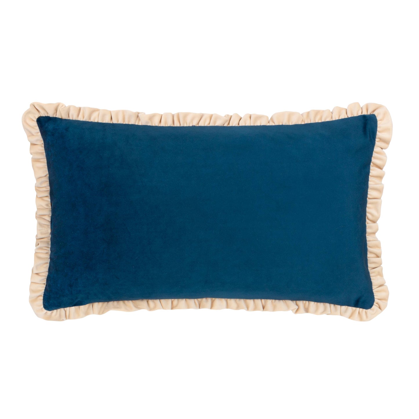 Cest La Vie Embroidered Cushion Navy
