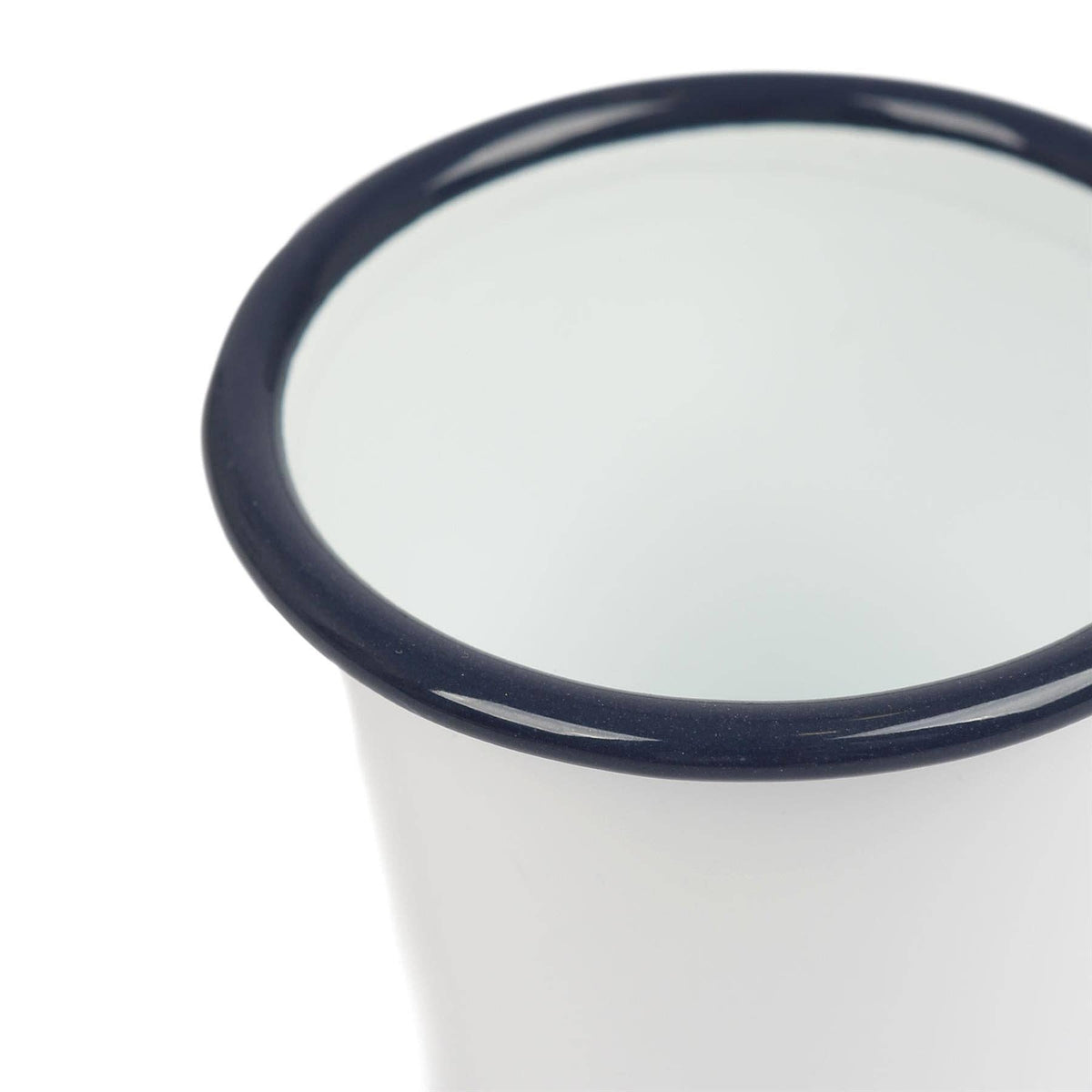 300ml White Enamel Tumbler