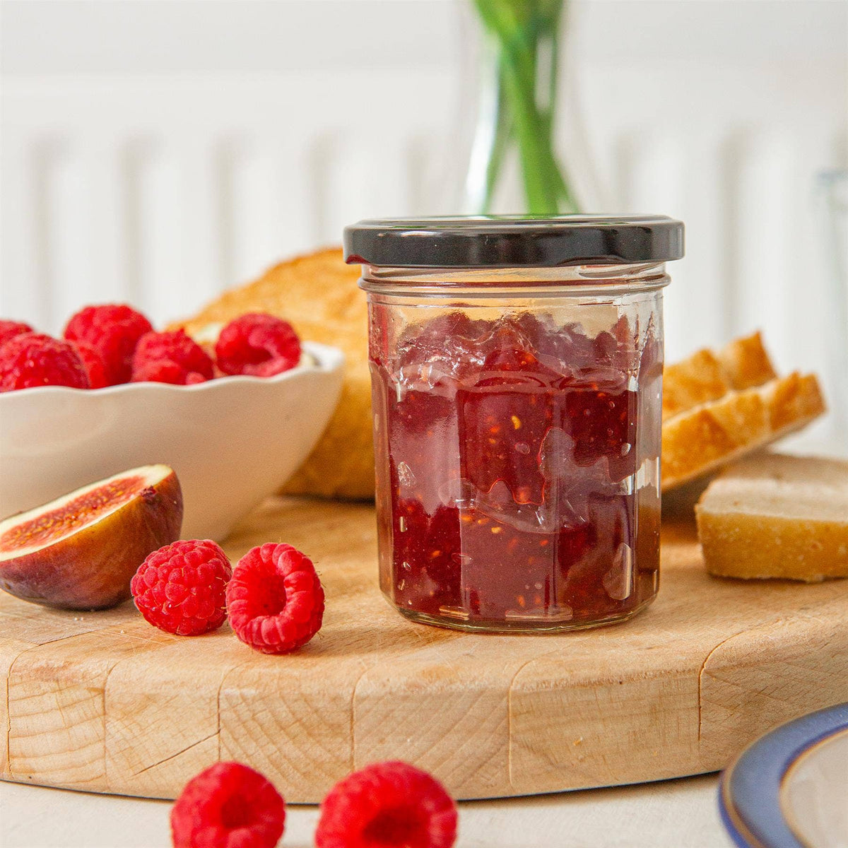 185ml Glass Jam Jar with Lid - By Argon Tableware