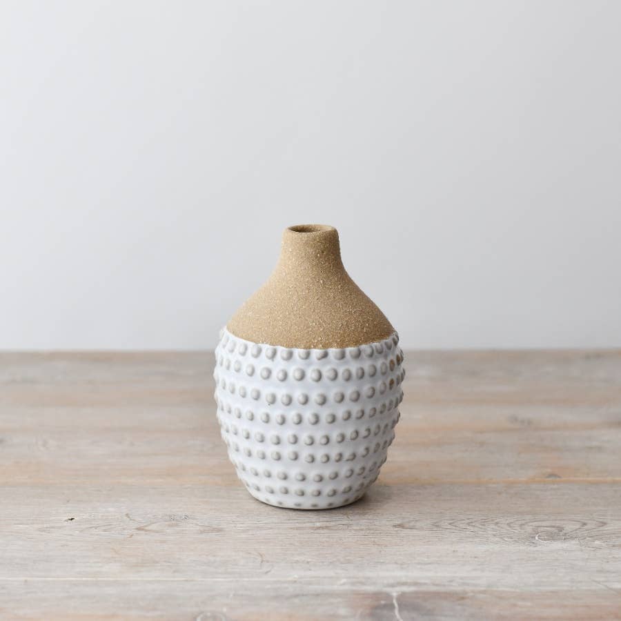 Bobble 2 Tone Flower Vase, 12cm