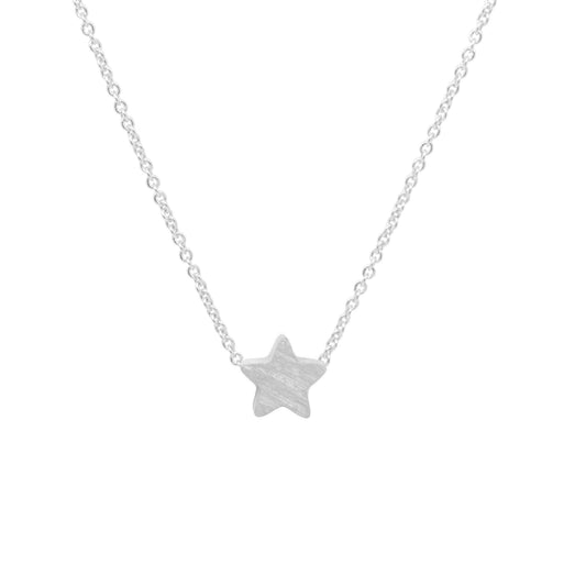 Silver Star Pendant Necklace