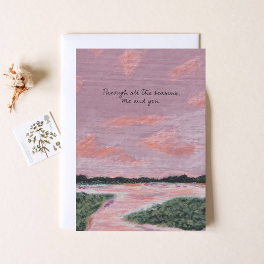 'Me and You' Anniversary/ partner Card