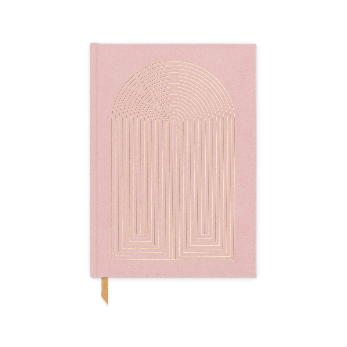 Suedette Journal - Pink - Radiant Rainbow
