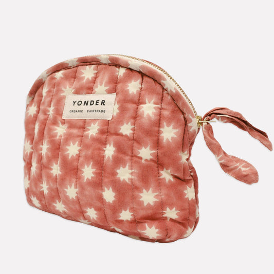 Quilted Zip Pouch - Cosmic Ginger
