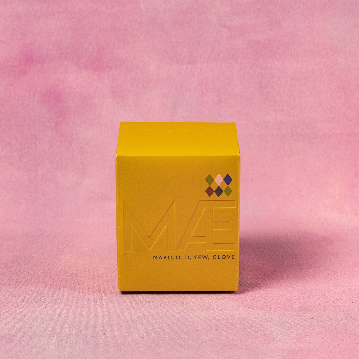 Yellow / Diamond - Marigold Clove boxed candle
