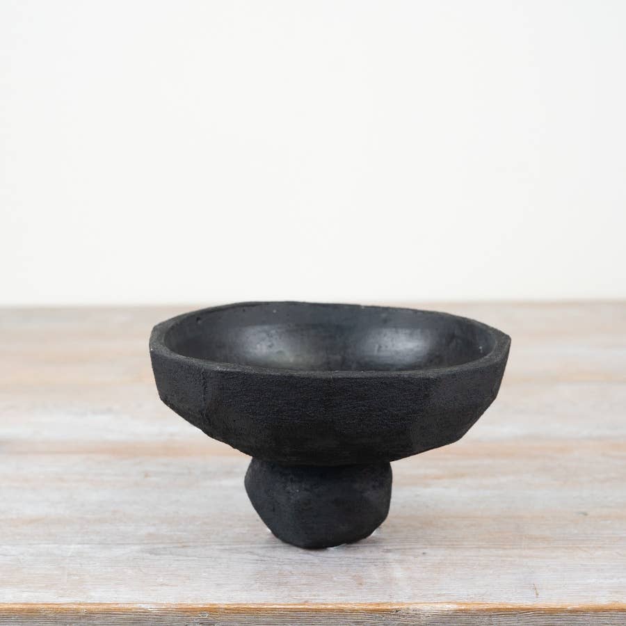 Cement Bowl Pot, 17.5cm