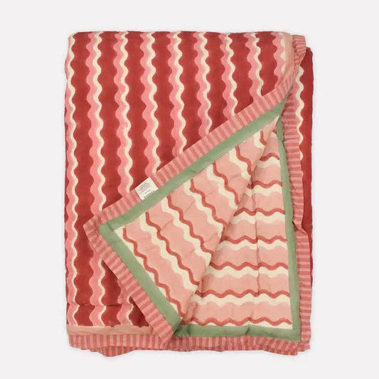 Organic Cotton Quilt  - Whirly Jam