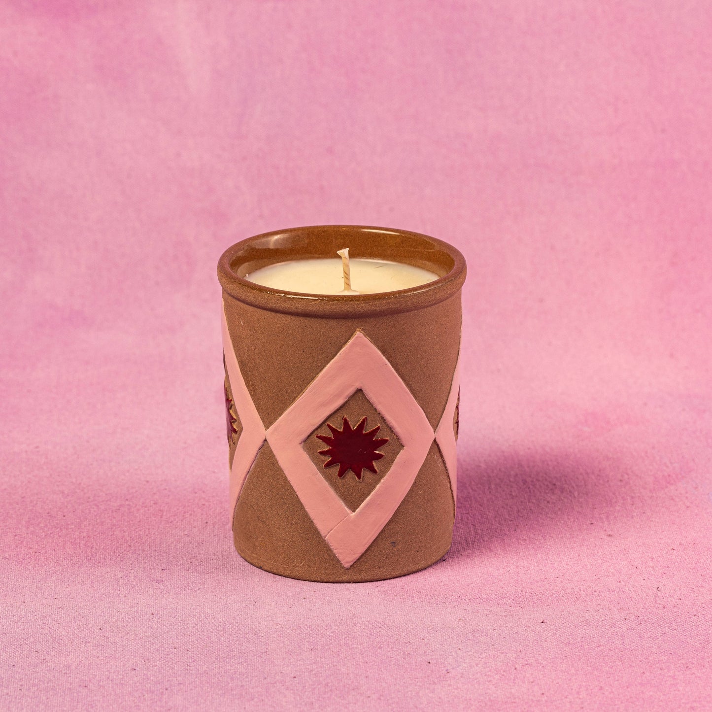 Pink / Star - Peony Tuberose boxed candle