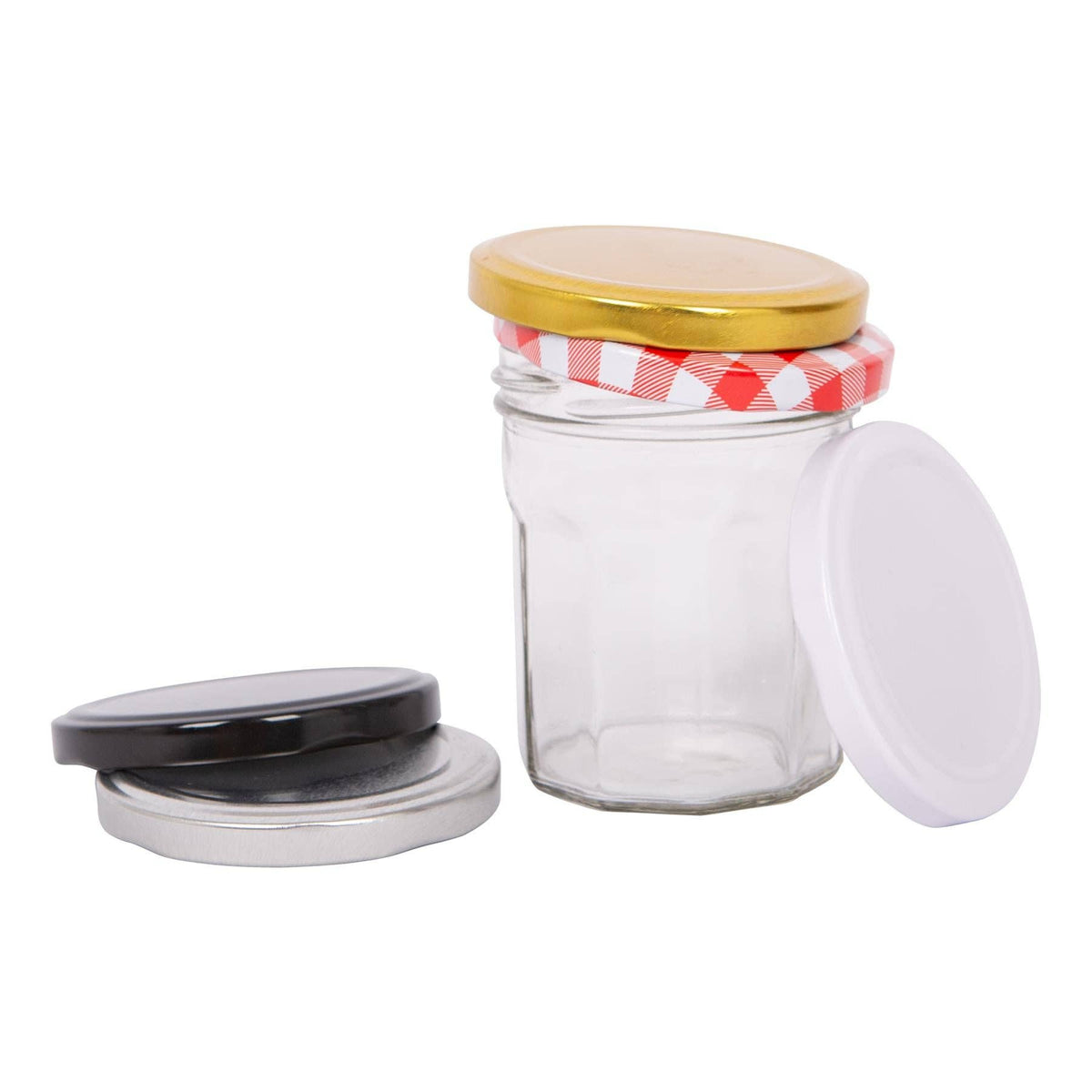 185ml Glass Jam Jar with Lid - By Argon Tableware