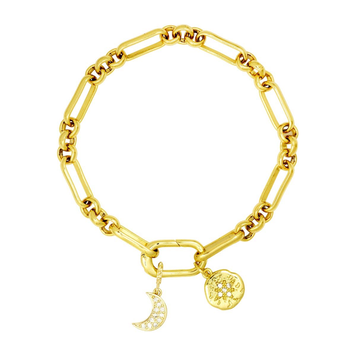 Gold Piaf Chain Bracelet