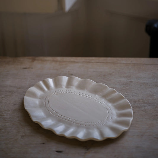 PRE-ORDER The Studio Frilly Oval Platter COMING SOON