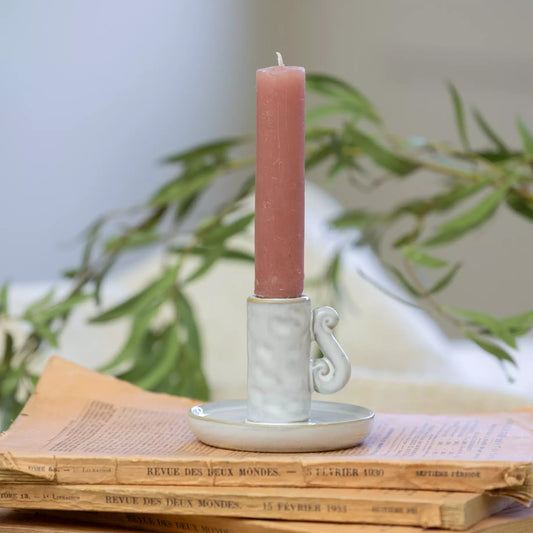 Ceramic candle holder