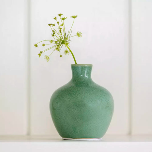 Green bud vase