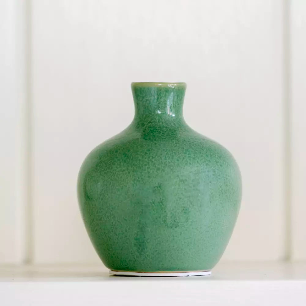 Green bud vase
