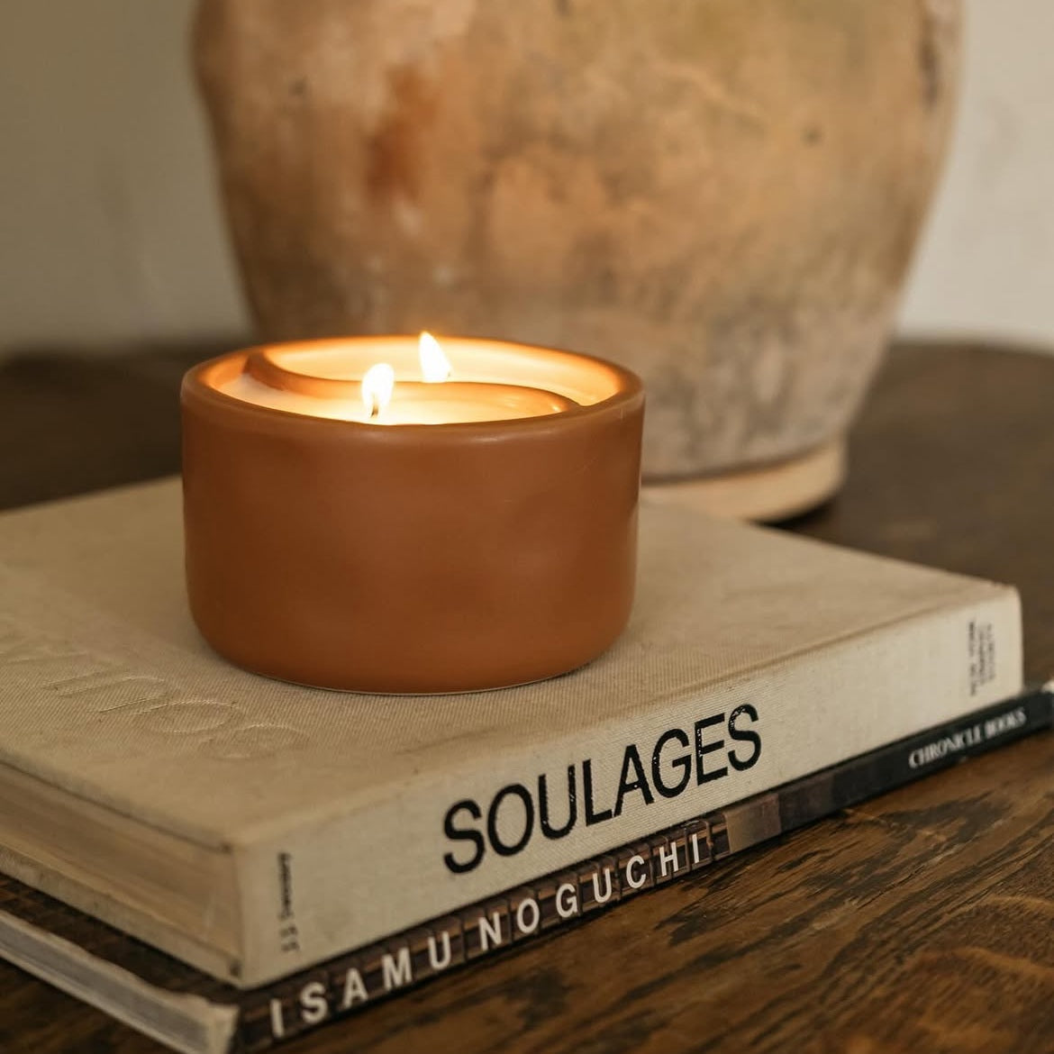 Paddywax Yin-Yang Candle - Pink - Cactus Flower/Watermint