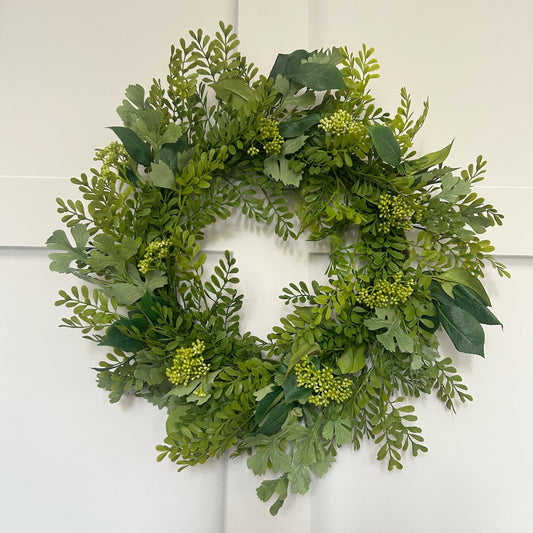 Artificial Wreath Fern Leaf