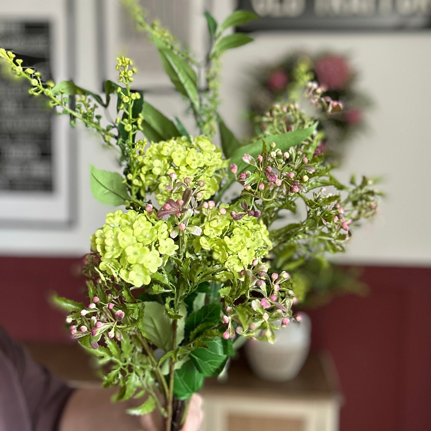 Faux bunch of flowers