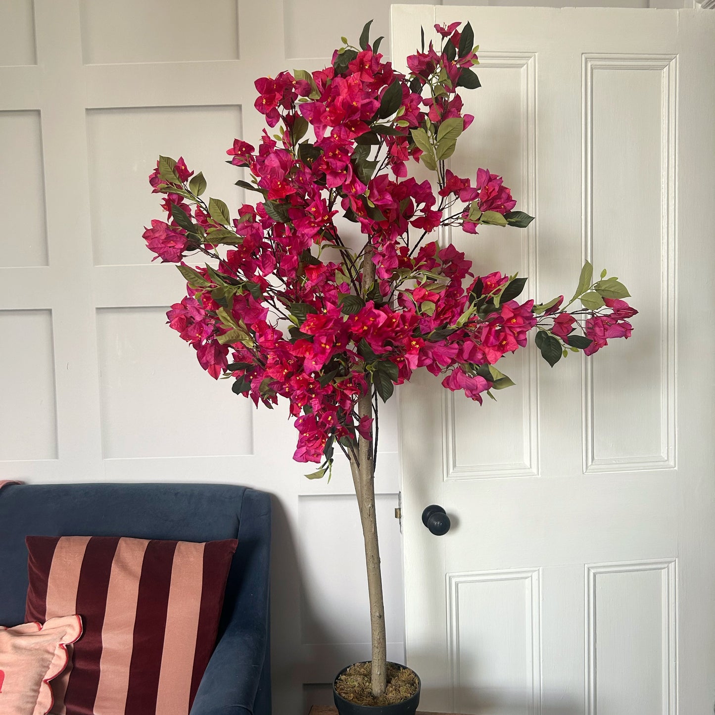 Artificial pink Bougainvillea tree - large