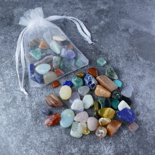 bag of crystals