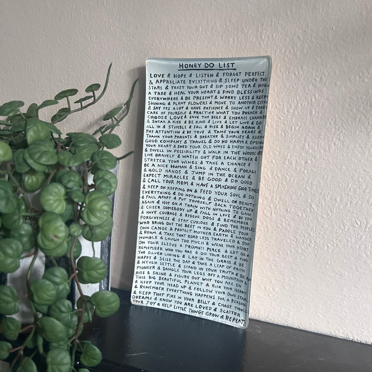 Rectangle Decoupage Plate