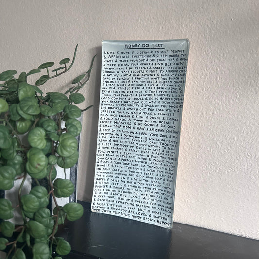 Rectangle Decoupage Plate