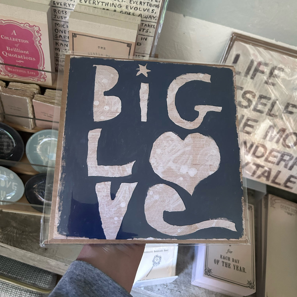Big Love Art Poster - 8" x 8"