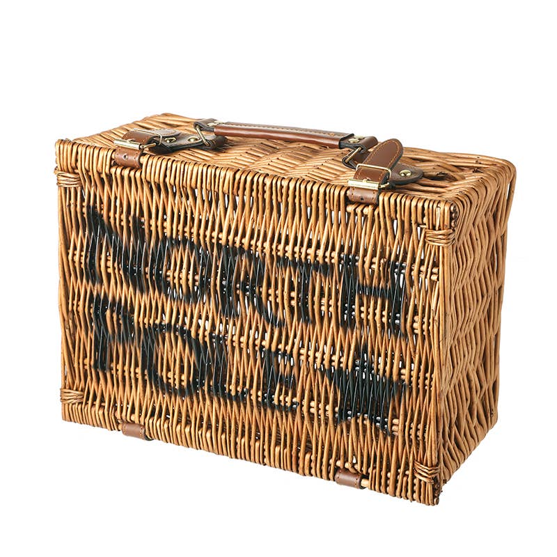 North Pole hamper style basket
