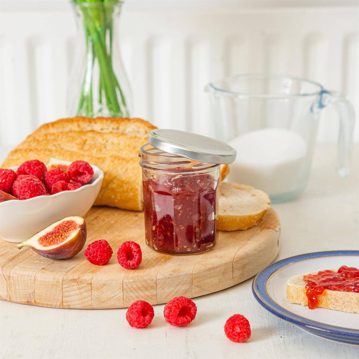 185ml Glass Jam Jar with Lid - By Argon Tableware