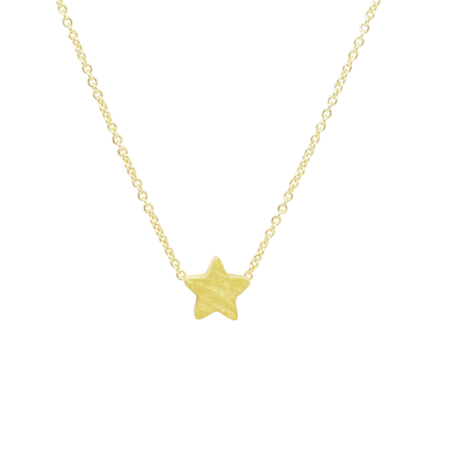 Star Necklace in Gold