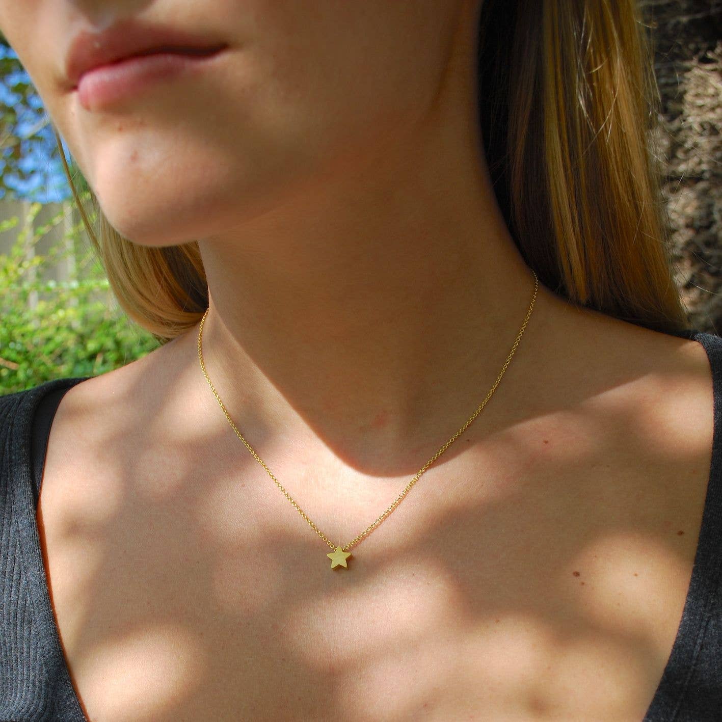 Star Necklace in Gold