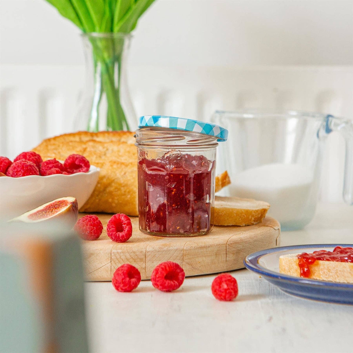 185ml Glass Jam Jar with Lid - By Argon Tableware